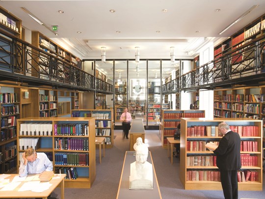 Library - wide shot of interior