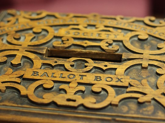 Library - ballot box
