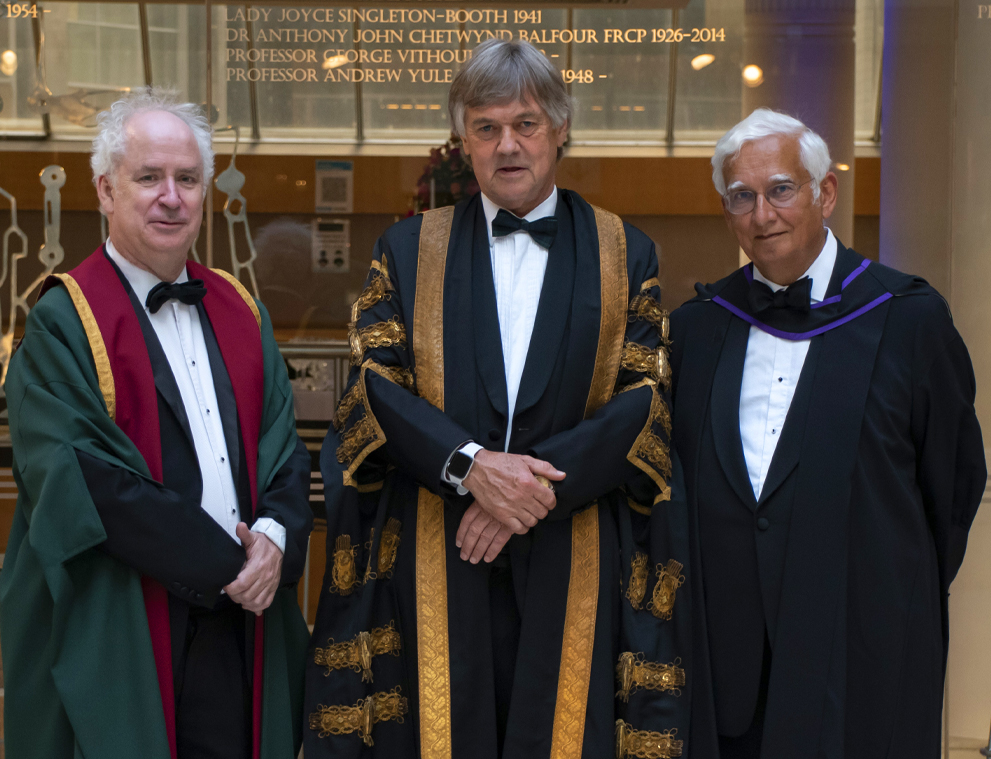 Professor Sir Simon Wessely, Professor Roger Kirby and Mr Babulal Sethia