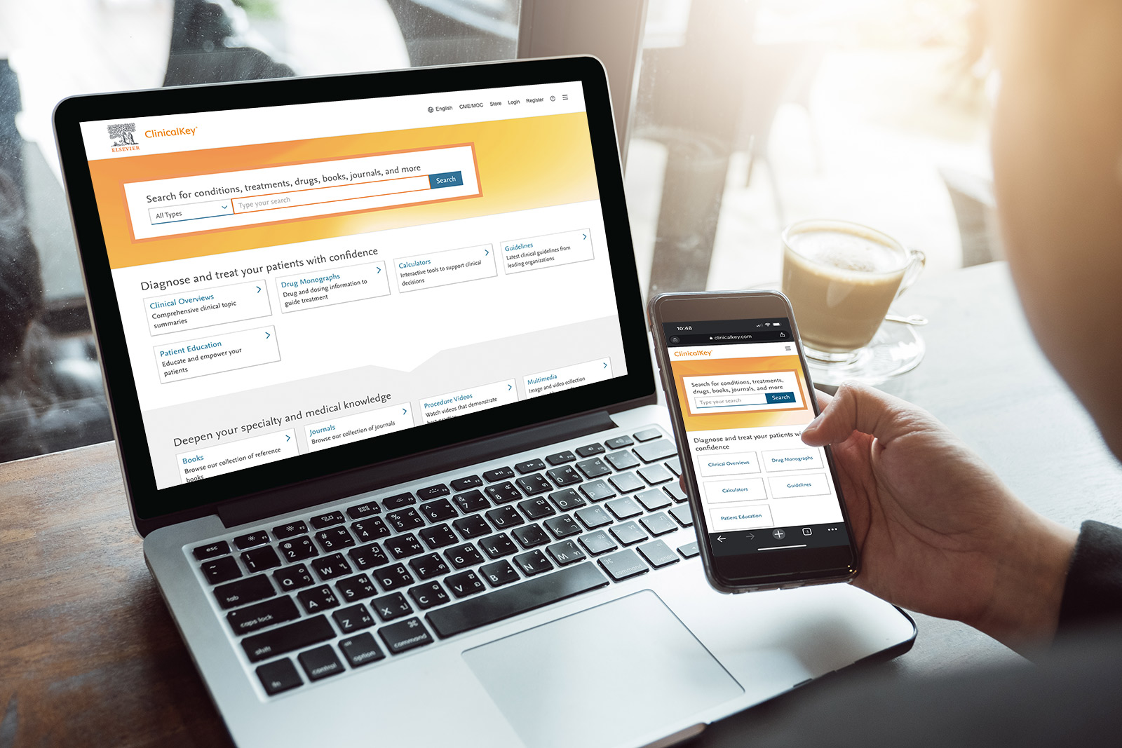 Clinical-key access on iPad