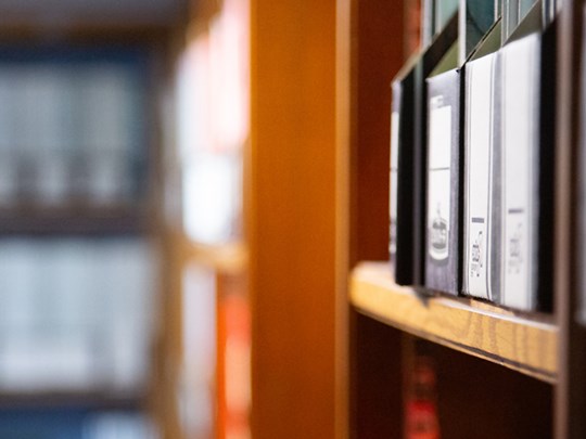 Journals on shelf - Promo